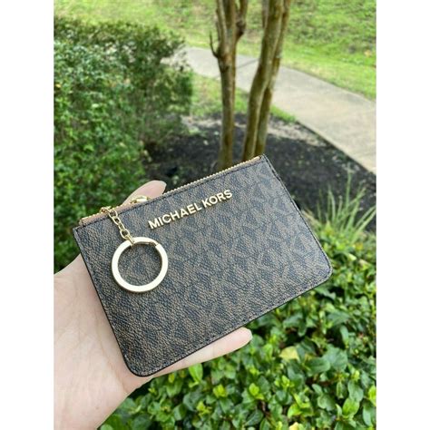 michael kors womens keychains|michael kors wallet gift set.